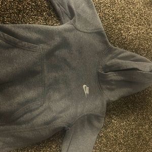 Grey Nike kids hoodie size medium